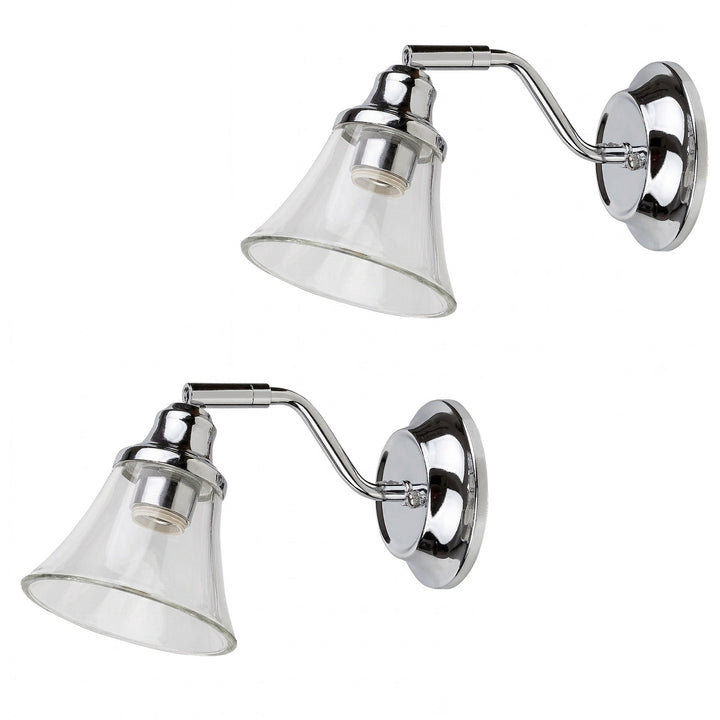 RABALUX ANTOINE 3207 E14 IP44 Bathroom Wall Sconce, 2 pieces