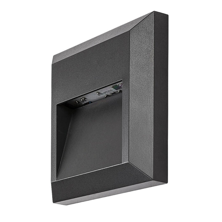 Rabalux Wall Sconce, Outdoor, 4W LED, Anthracite, Trento, 2 pieces