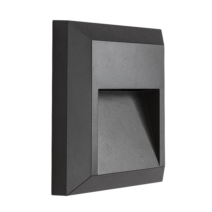 Rabalux Wall Sconce, Outdoor, 4W LED, Anthracite, Trento, 4 pieces