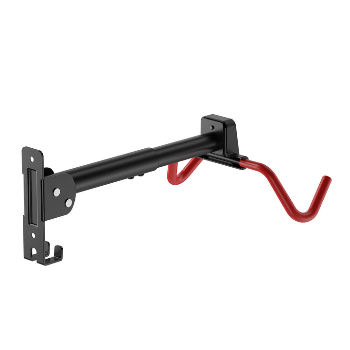 Maclean Horizontal Wall-Mounted Bike Rack, steel, max. load 30 kg, adjustable angle, MC-172, 2 pieces