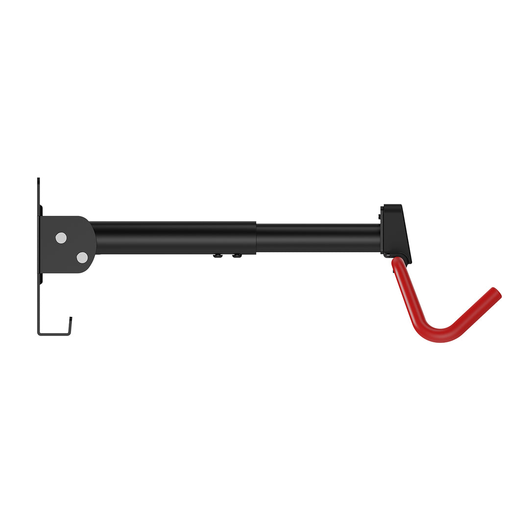 Maclean Horizontal Wall-Mounted Bike Rack, steel, max. load 30 kg, adjustable angle, MC-172, 3 pieces