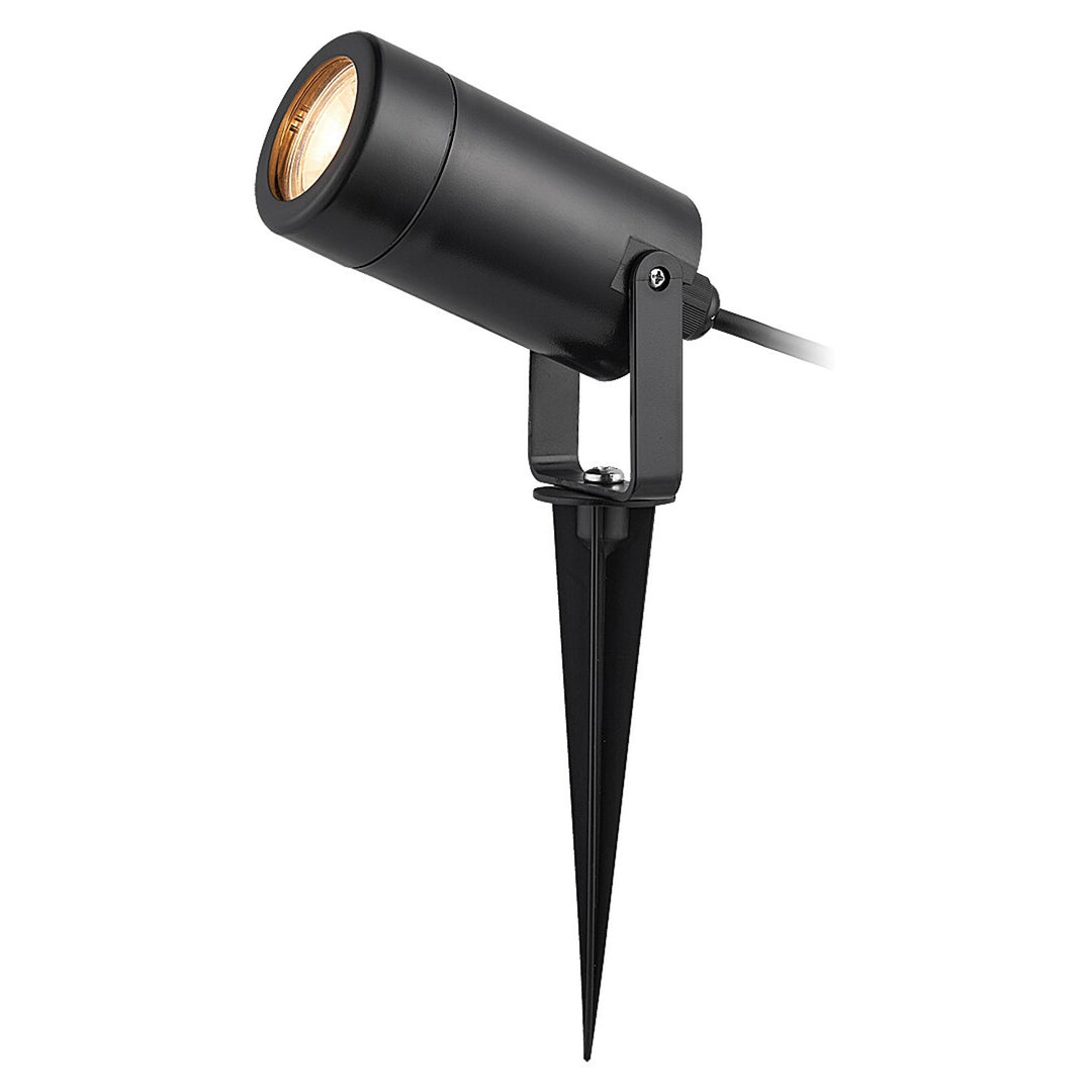 Rabalux Krobia Floor Lamp, IP65, black, GU10 base, max 4W, 7814