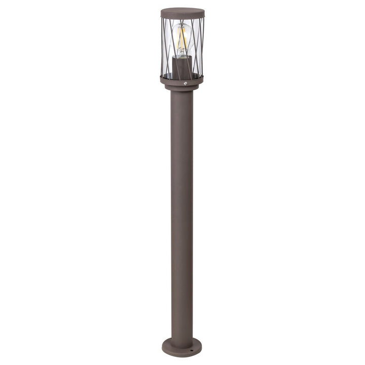 Rabalux Budapest Garden Floor Lamp, IP44, brown, E27 socket, max 40W, 8890