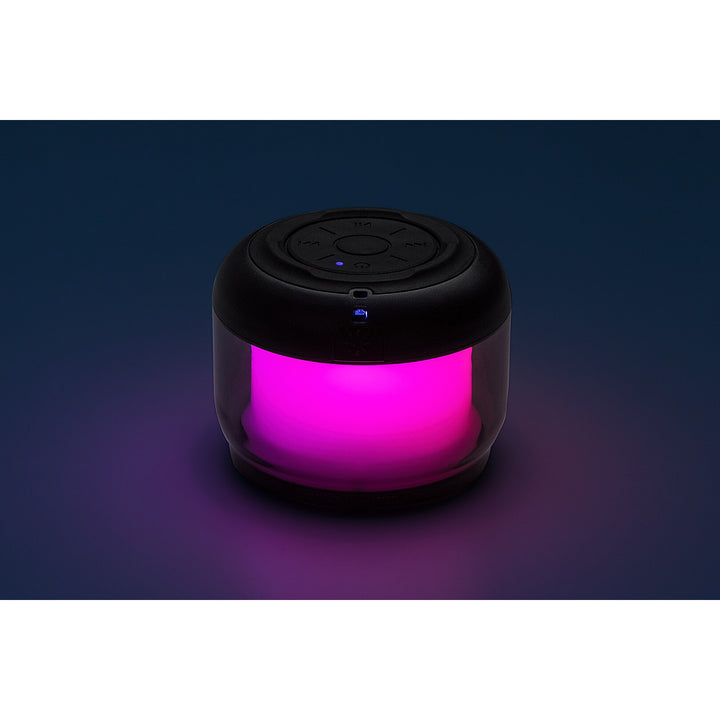 Rabalux Radelia Desk Lamp, Bluetooth Speaker, RGB, Black, IP20, Rechargeable Battery, 76110