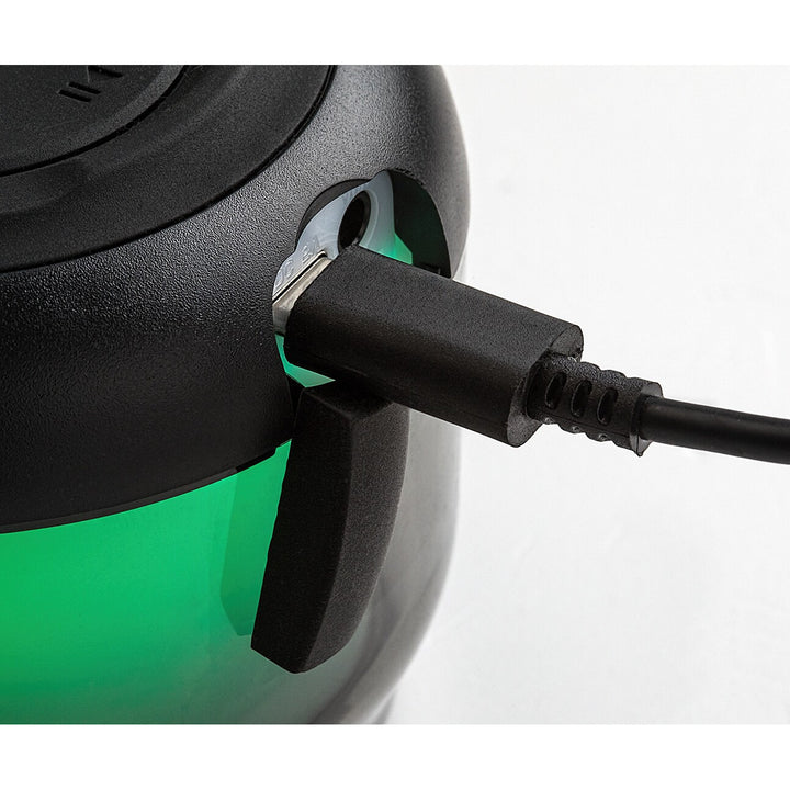 Rabalux Radelia Desk Lamp, Bluetooth Speaker, RGB, Black, IP20, Rechargeable Battery, 76110