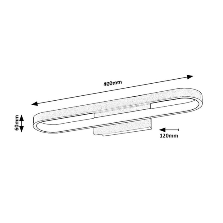 Rabalux Odran Bathroom Light, LED 15W, IP44, 4000 K, 75055