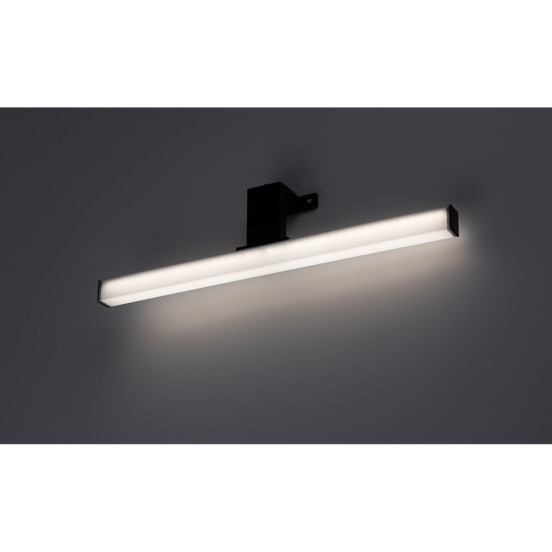 Rabalux Oliro LED 6W Black Bathroom Light, IP44, 4000 K, 75051