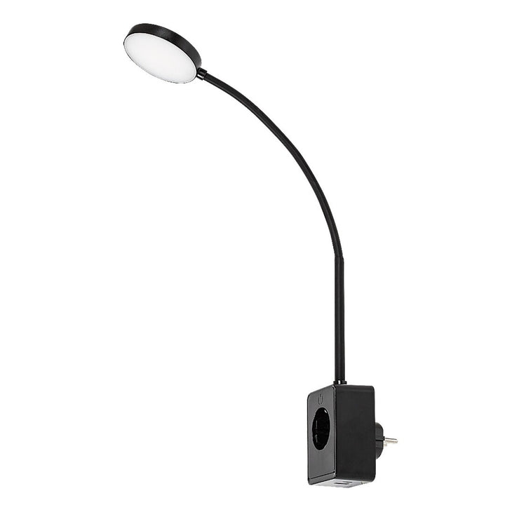 Rabalux Tivro Wall Sconce, 4W LED, Black, IP20, 3 Color Temperature Options: 3000, 4000, 6000, 71284