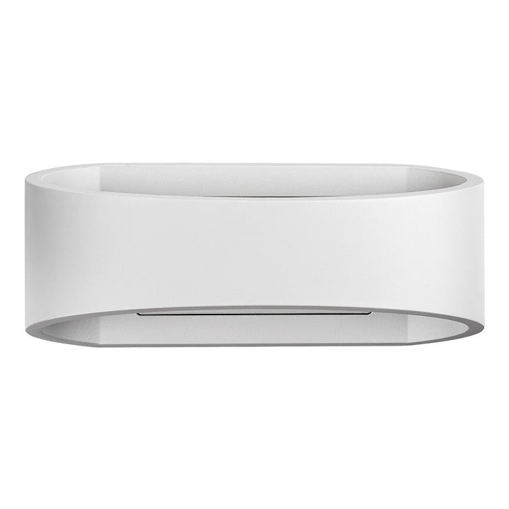Rabalux Gerla Outdoor Wall Sconce, White, 9W LED, IP54, 3000 K, 77178