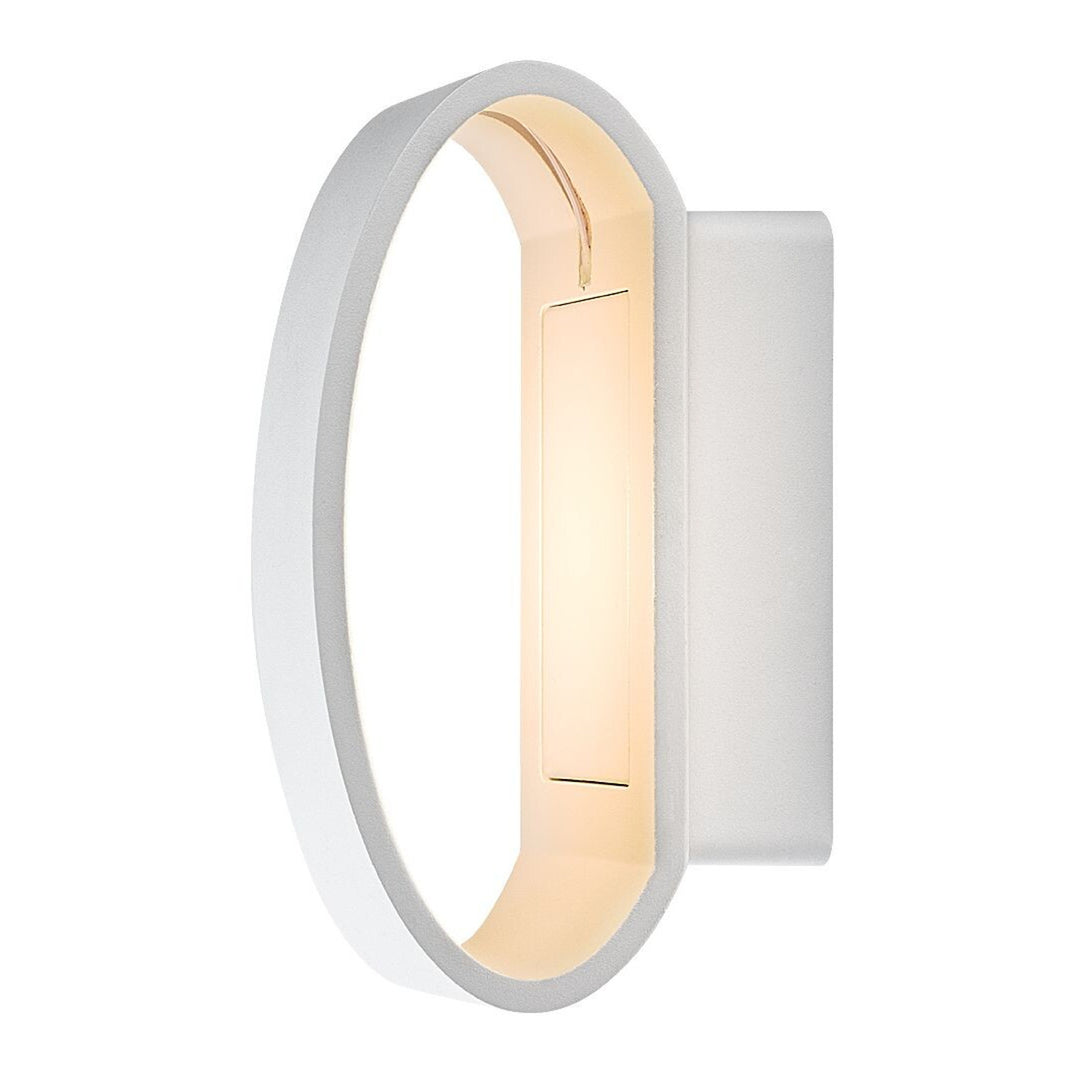Rabalux Gerla Outdoor Wall Sconce, White, 9W LED, IP54, 3000 K, 77178