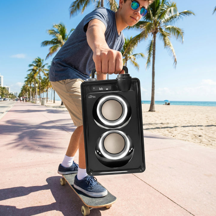 OVERBOX MT3186 Portable Bluetooth Speaker, FM Radio, SD Card and USB Support, 30W RMS Power, Mediatech