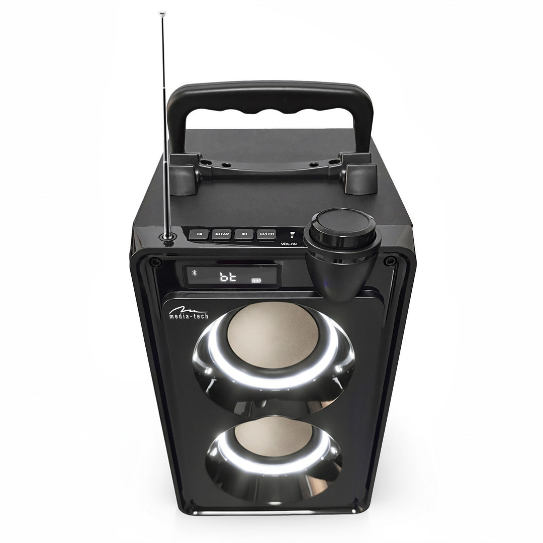 OVERBOX MT3186 Portable Bluetooth Speaker, FM Radio, SD Card and USB Support, 30W RMS Power, Mediatech