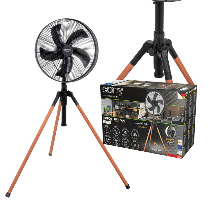 Loft 40 cm / 16” Stand Fan, height 119–132 cm, CR 7329, Camry