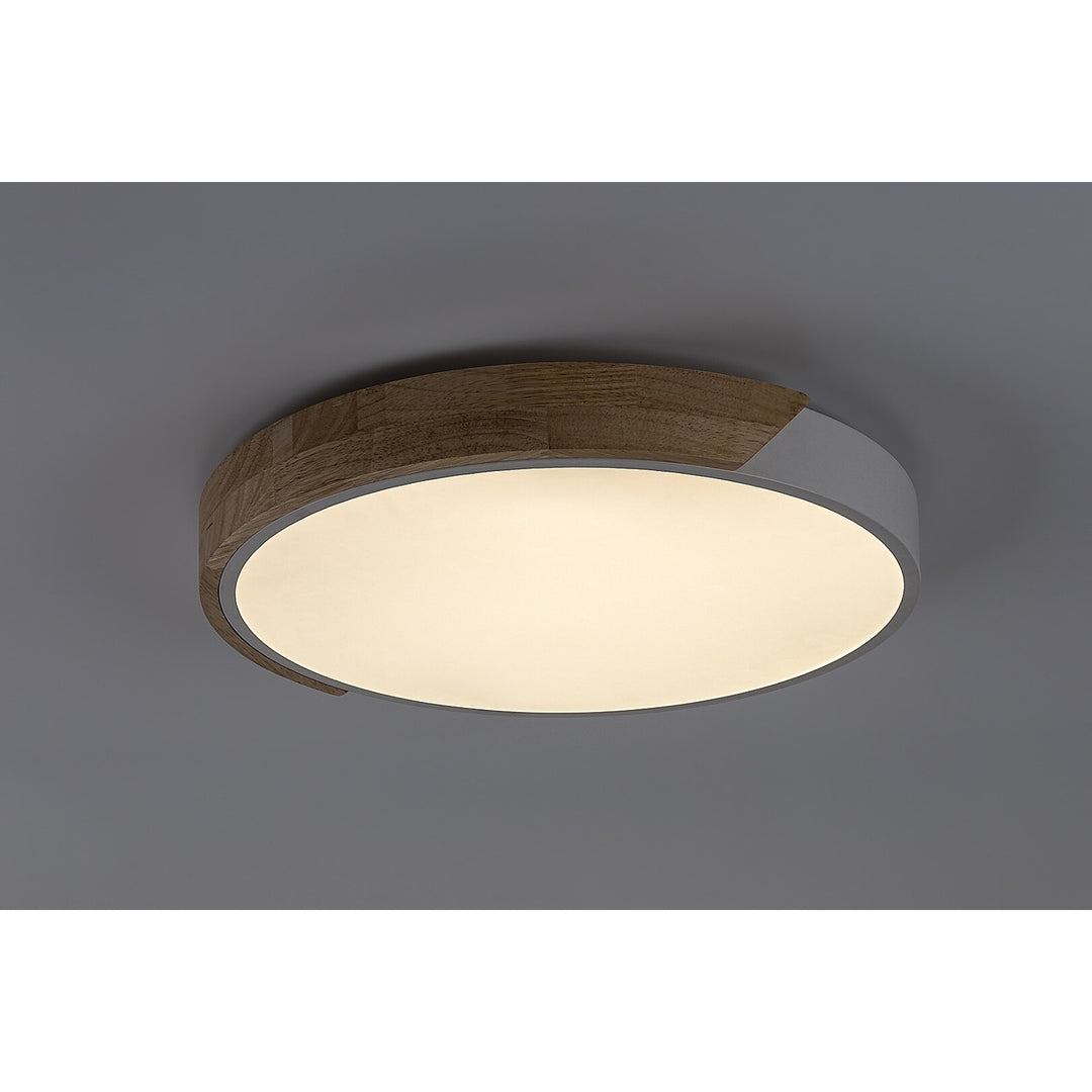 Rabalux Maple2 LED Ceiling Light, 24W, IP20, Matte White, 3000 K, 71417