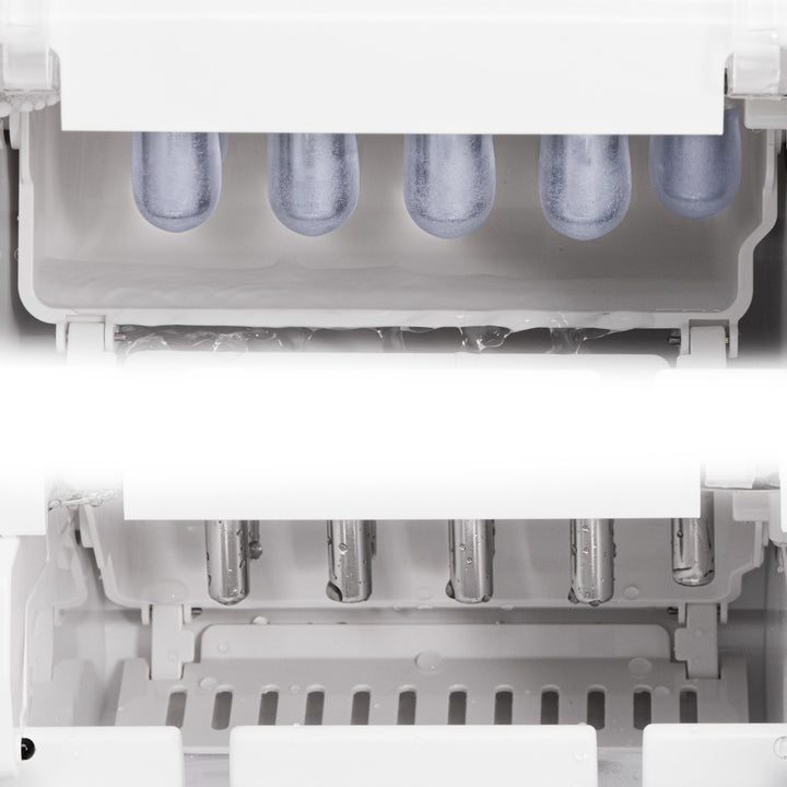 Ice maker, 12 kg/24h, 2 ice cube sizes, cleaning mode, quiet operation, touch panel, AD 8800, Adler