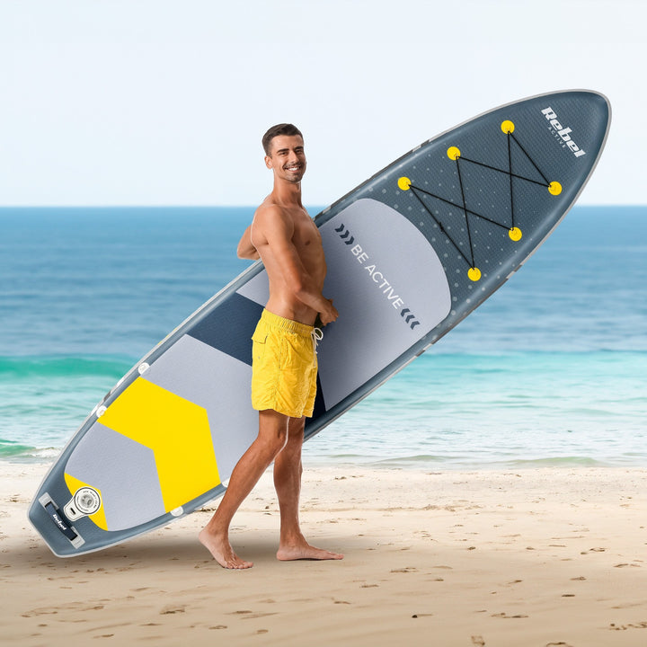 REBEL ACTIVE Inflatable SUP Board 350x81x15 cm, Set