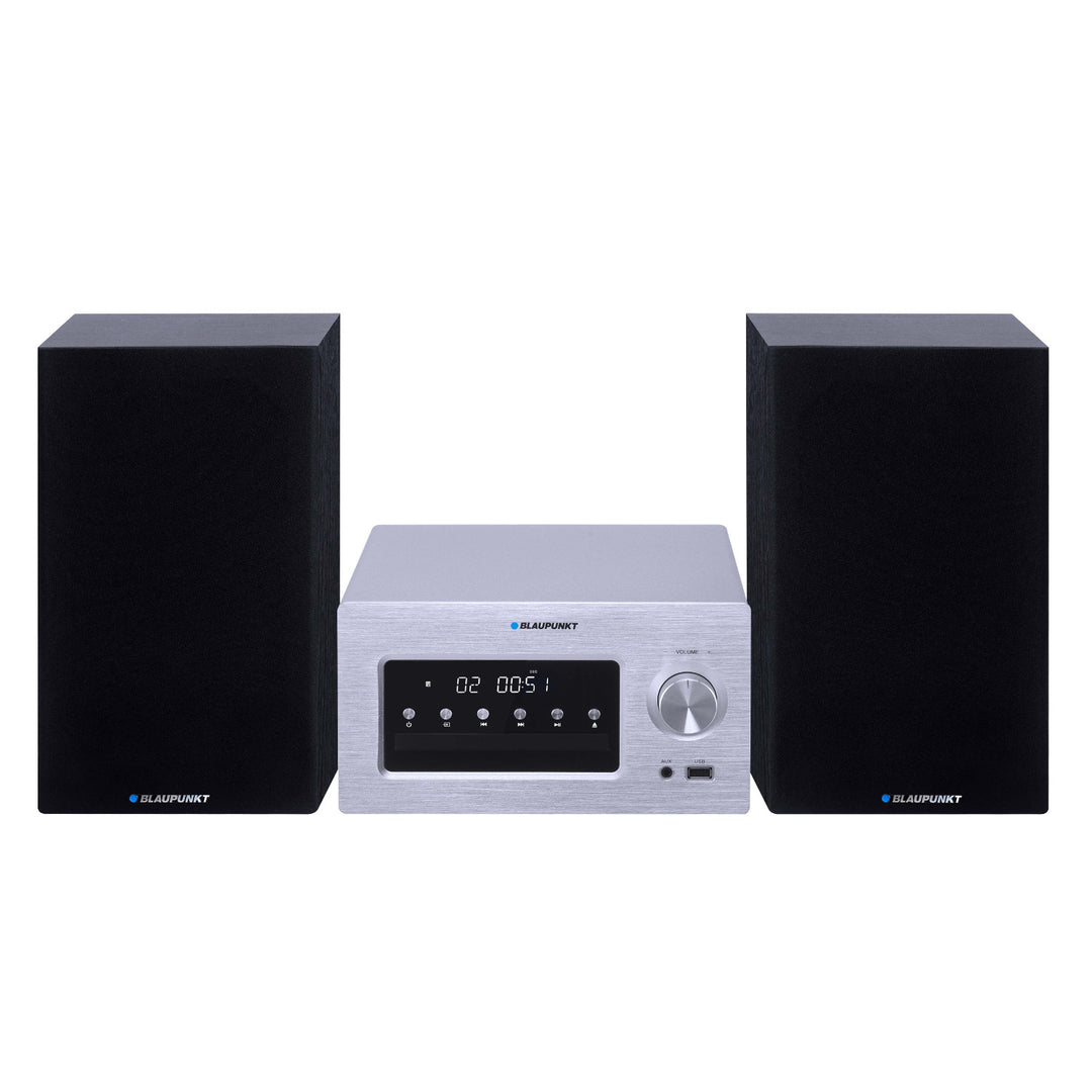 Blaupunkt Micro System, BT/AUX/CD/USB/MP3/FM, 40-station presets, LED display, 2x210W power, tone control, MS70BT