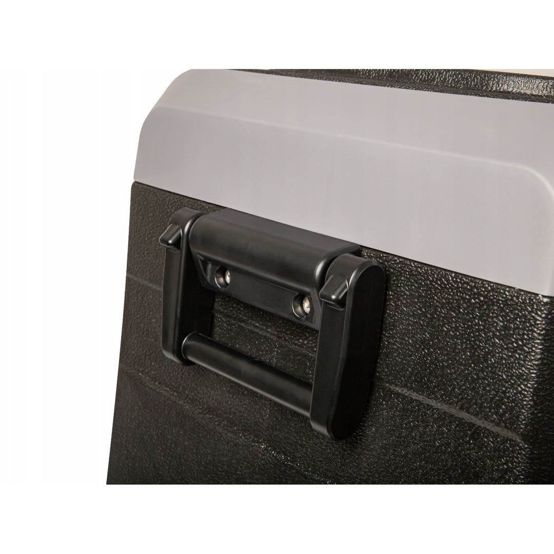 Blow Compressor-Powered Car Cooler, 35L capacity, touchscreen control panel, 12V, 24V, and 230V, USB-C port, 44-208#