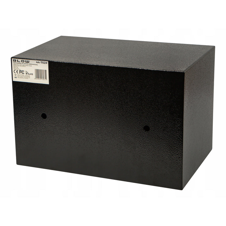 Blow electronic lock safe, dimensions 31x20x20 cm, key and combination lock, 44-702