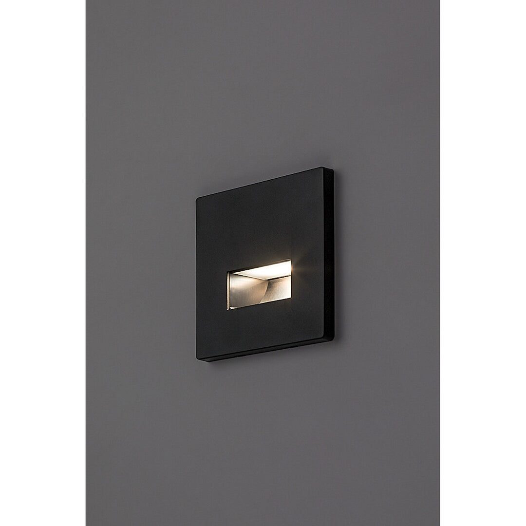 Lunca LED Lamp, 1W, IP20, Black, Adjustable Color Temperature: 3000, 4500, 6500 K, 77195, 2 pieces