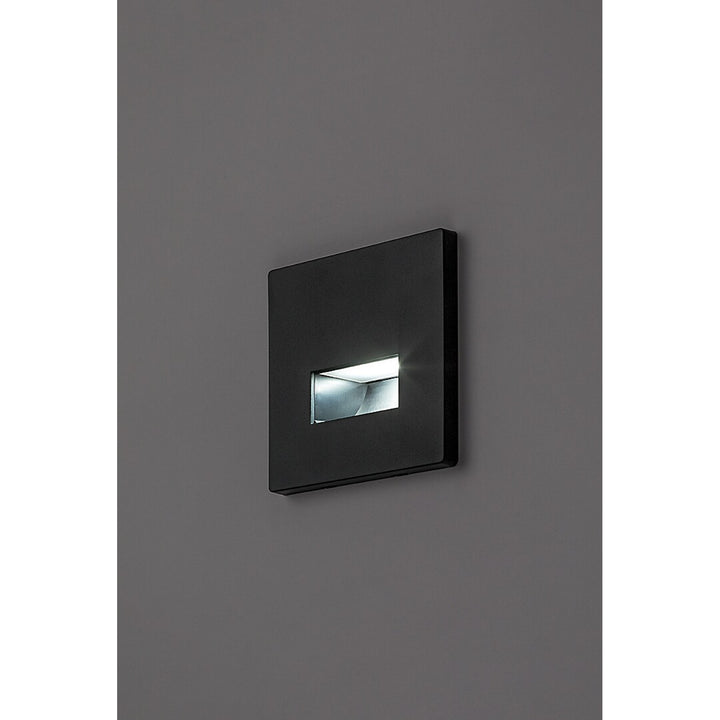 Lunca LED Lamp, 1W, IP20, Black, Adjustable Color Temperature: 3000, 4500, 6500 K, 77195, 2 pieces