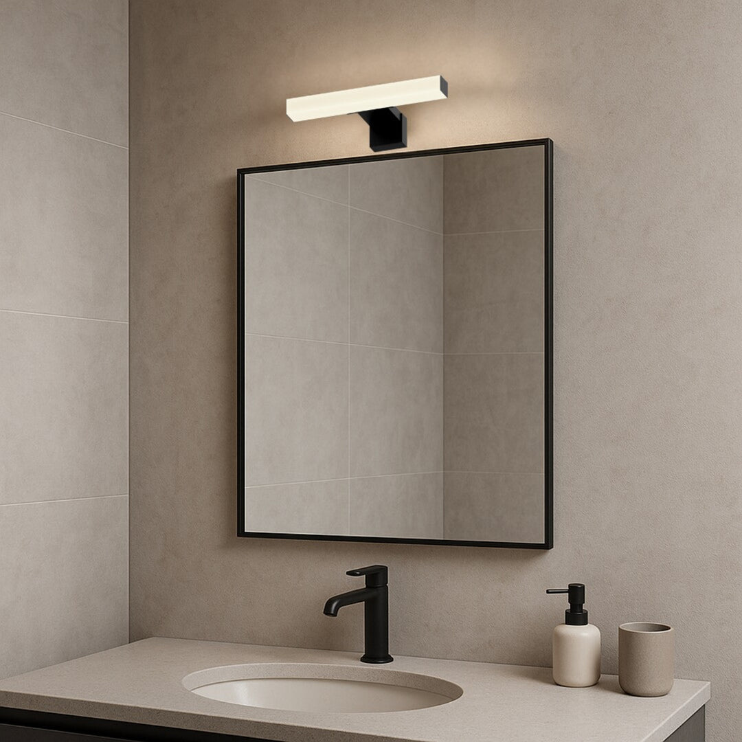 Rabalux Oliro LED 4W Black Bathroom Light, IP44, 4000 K, 75050
