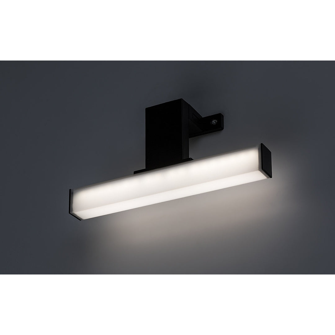 Rabalux Oliro LED 4W Black Bathroom Light, IP44, 4000 K, 75050