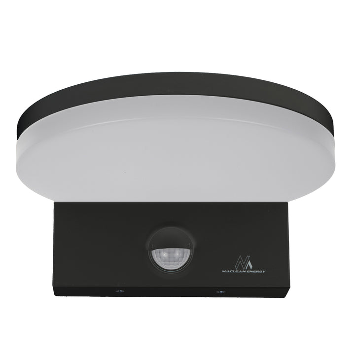 Maclean LED Light with Motion Sensor, PIR Motion Sensor, Black, 15W, IP65, 1560 lm, Neutral White (4000K) MCE344 B, 2 pieces
