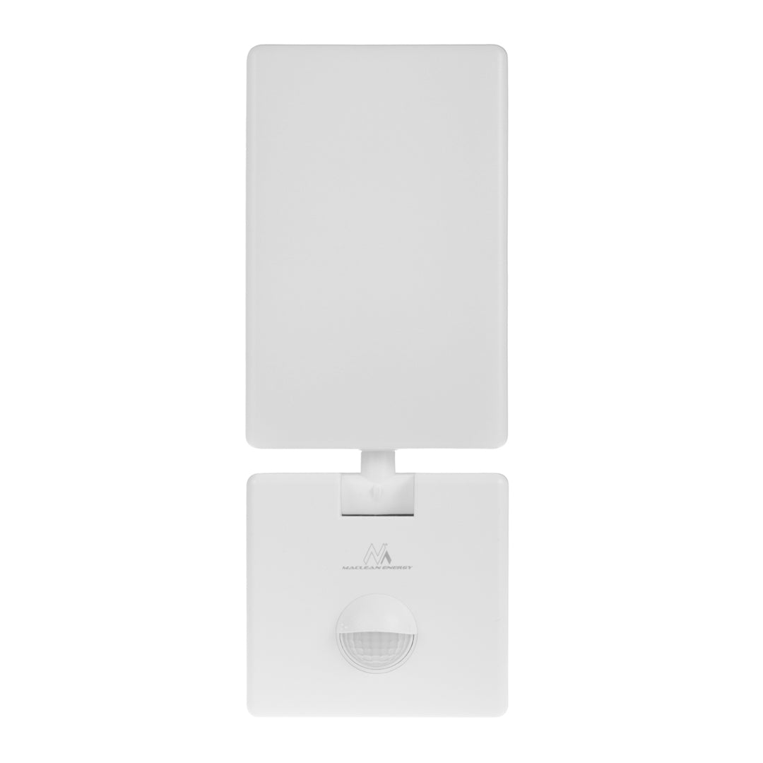 Maclean LED Light with Motion Sensor, PIR Motion Sensor, White, 10W, IP65, 800 lm, Neutral White (4000K) MCE516 W, 2 pieces