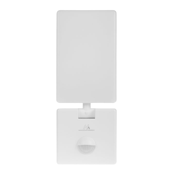 Maclean LED Light with Motion Sensor, PIR Motion Sensor, White, 10W, IP65, 800 lm, Neutral White (4000K) MCE516 W, 2 pieces