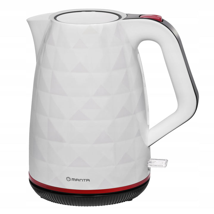 Manta ORISA 1.7L 2200W Cordless Electric Kettle, White