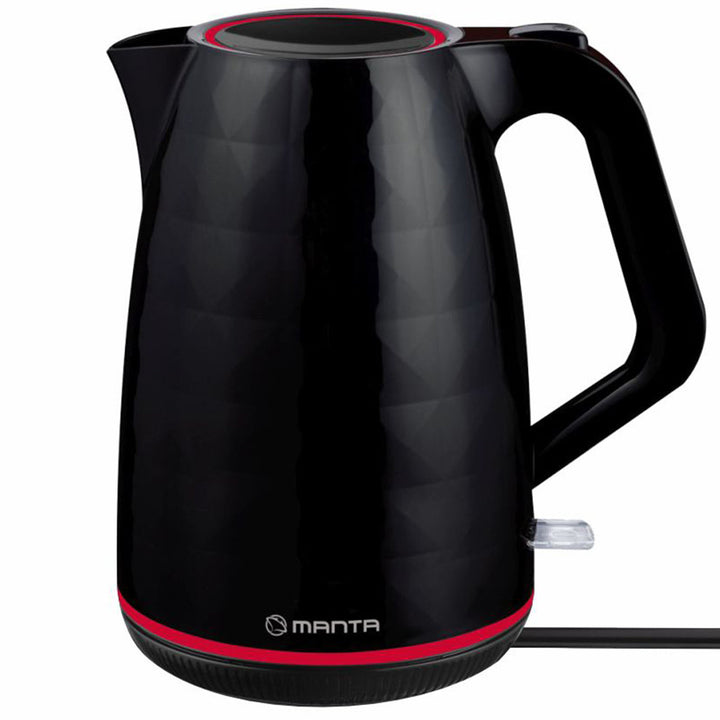 Manta ORISA 1.7L 2200W Cordless Electric Kettle, Black