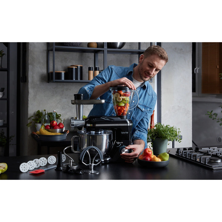 Lovio ChefAssistant Plus Planetary Mixer, Black LVSTM02PBK