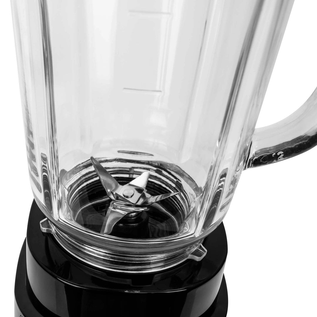 LOVIO LVJBL001 Blender with Glass Jar, 500W, 600ml Glass Jar, 3 Bottles