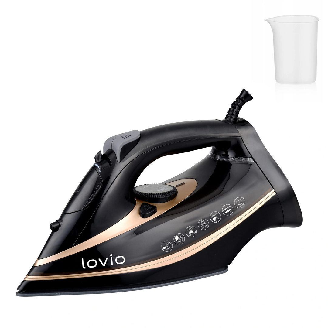LOVIO LVSA001 Handheld Steam Iron with Ceramic Soleplate