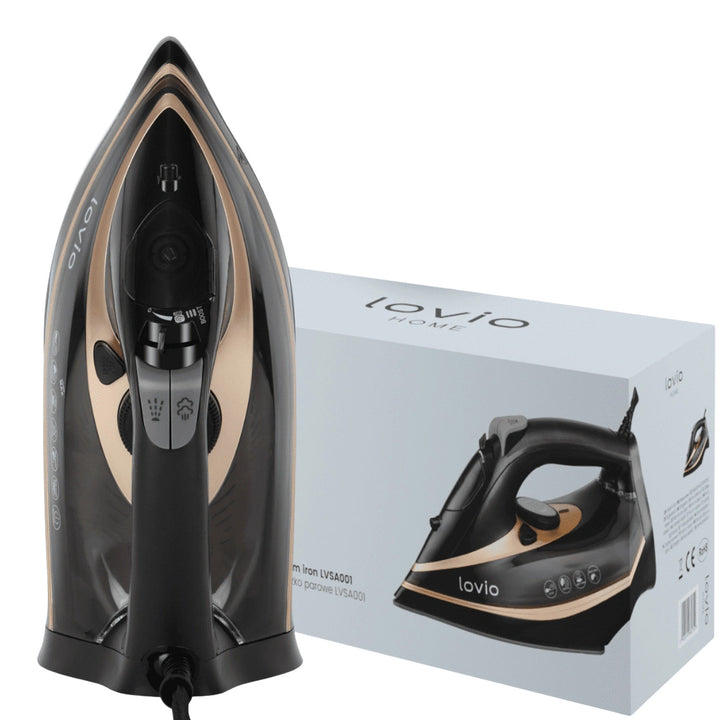 LOVIO LVSA001 Handheld Steam Iron with Ceramic Soleplate