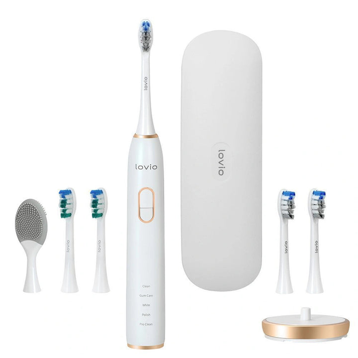 Lovio SonicProtect PRO Electric Toothbrush, White, LVTB124WH