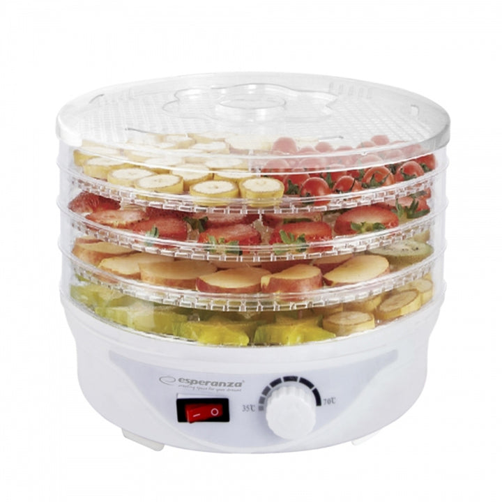 Esperanza Dehydrator for Mushrooms, Fruit, Vegetables, and Herbs, 250 W, 8 Drying Programs