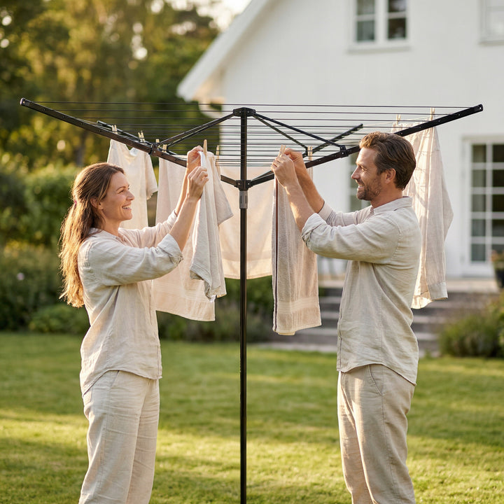 Rotating Garden Clothesline, 50 m, 4 Arms, Sepio