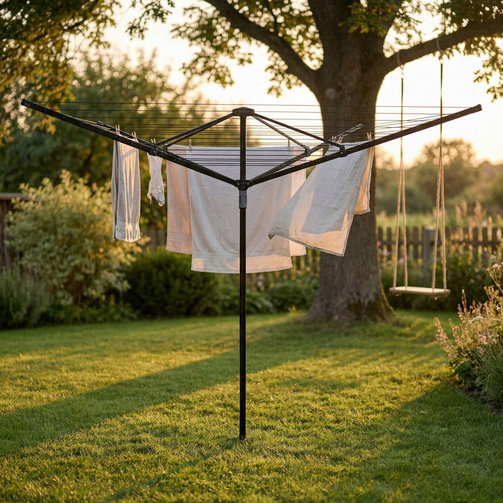 Rotating Garden Clothesline, 50 m, 4 Arms, Sepio