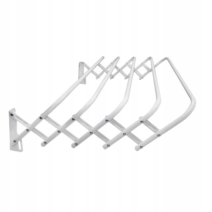 Harmonica-Style Clothes Drying Rack 60, for clothes and underwear, extendable, white, Model 103, Sepio