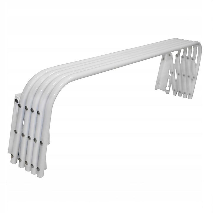 Harmonica-Style Clothes Drying Rack 60, for clothes and underwear, extendable, white, Model 103, Sepio