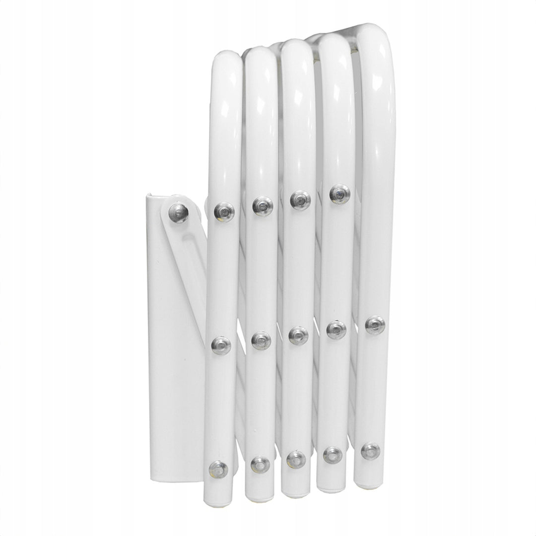 Harmonica-Style Clothes Drying Rack 60, for clothes and underwear, extendable, white, Model 103, Sepio