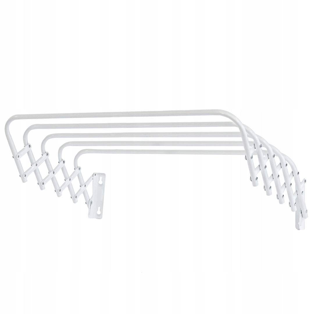 Harmonica-Style Clothes Drying Rack 60, for clothes and underwear, extendable, white, Model 103, Sepio