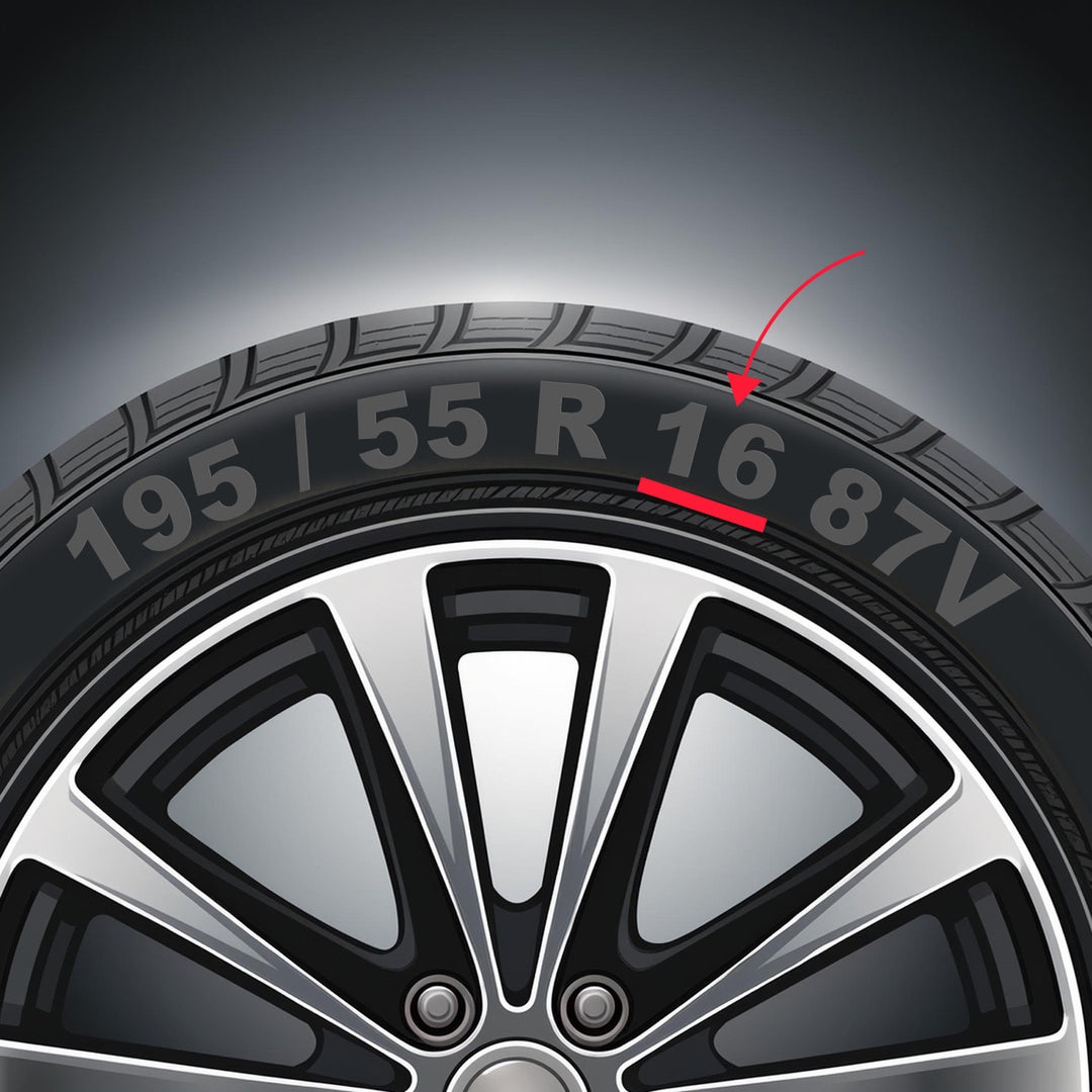 NRM Quad Universal 16'' Car Hubcaps, Matte Black, Set of 4