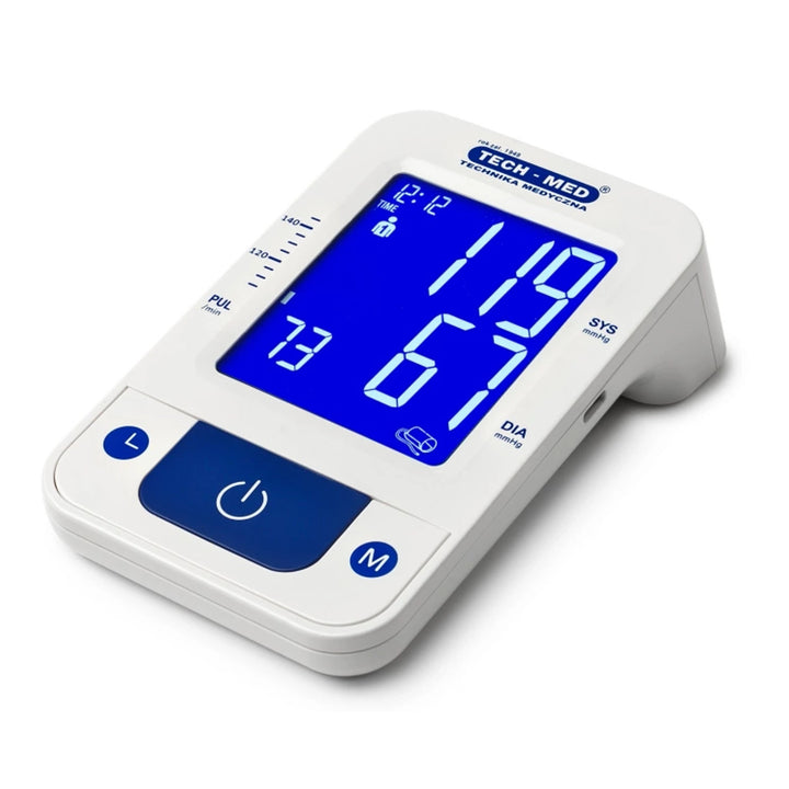 Electronic blood pressure monitor, voice guidance, cuff size 22–42 cm, IHB indicator, TMA-CONTROL3, Techmed