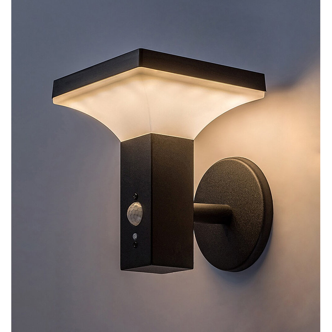 Rabalux Lamp, Wall-Mounted, Outdoor, Solar-Powered, IP44, 4W LED, Geleen, 2 pieces