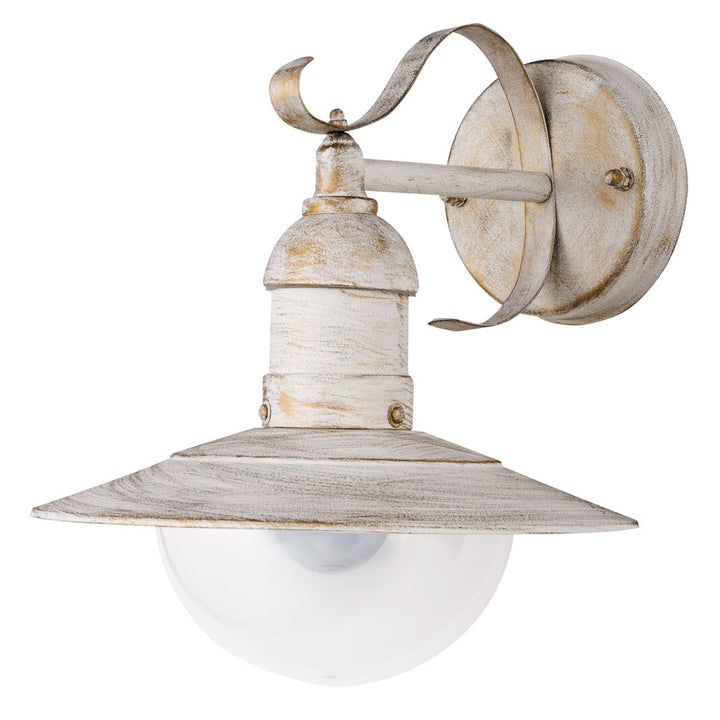 Rabalux Wall Sconce, Outdoor, IP44, E27, max 60W, Antique White, Oslo, 2 pieces