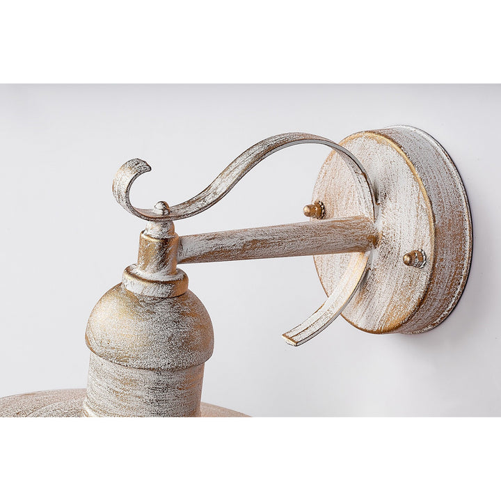 Rabalux Wall Sconce, Outdoor, IP44, E27, max 60W, Antique White, Oslo, 2 pieces