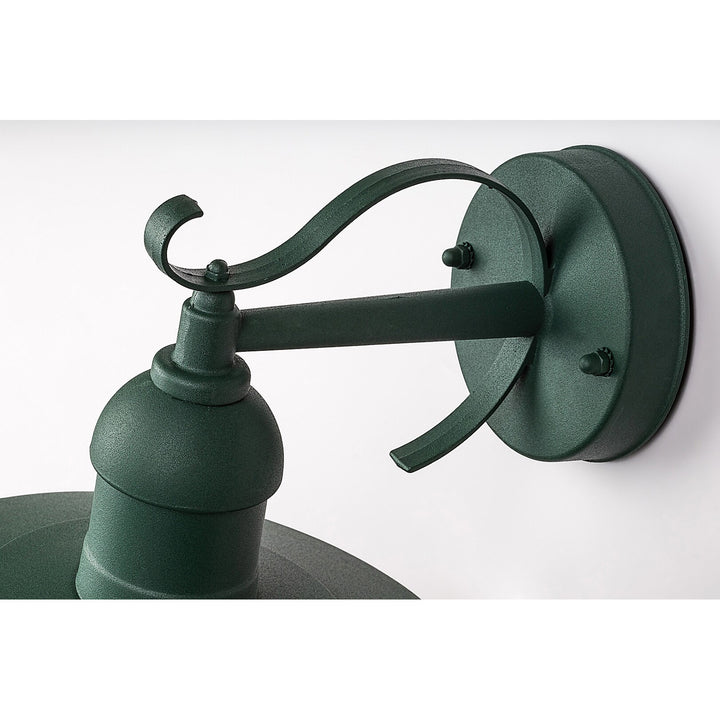 Rabalux Wall Sconce, Outdoor, IP44, E27, max 60W, green, Oslo, 4 pieces